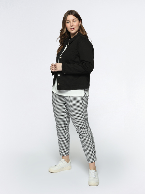 Fiorella Rubino - Giubbotto casual Donna, Nero Taglia: 37 (46 IT)