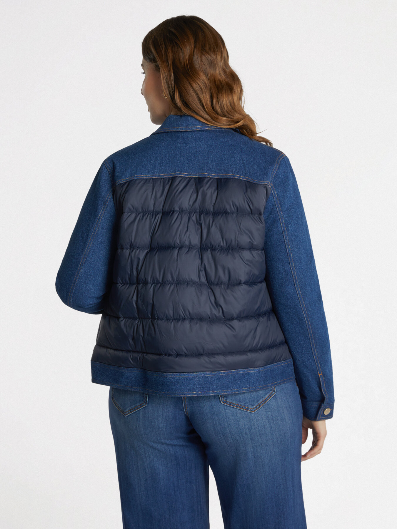 Veste bi-mati&egrave;re avec rembourrage en Sorona&reg; Aura image number 1