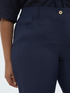 Linen and viscose blend trousers image number 2