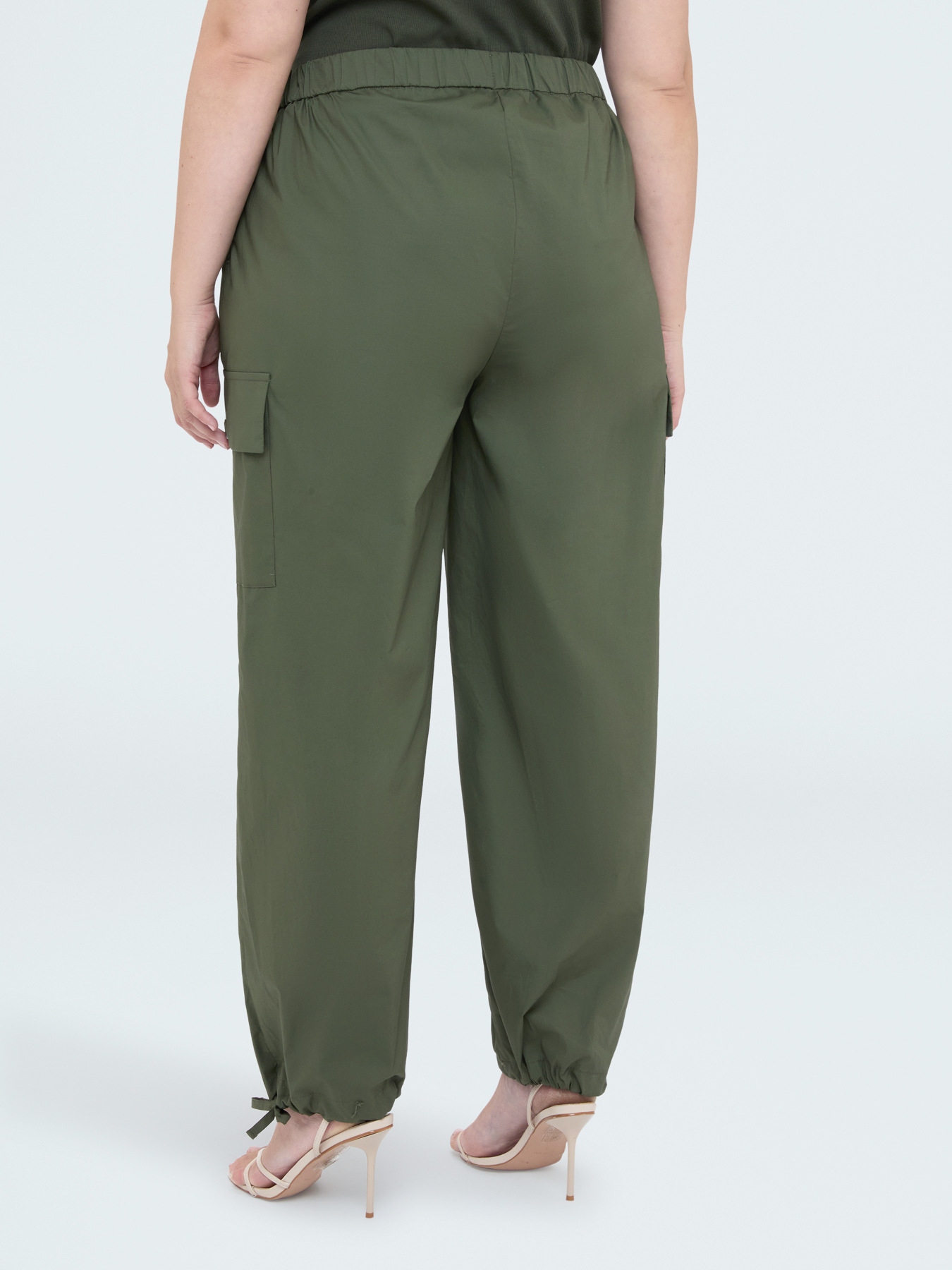 Cotton cargo pants image number 1