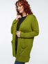 Long ECOVERO™ viscose open-front cardigan image number 3