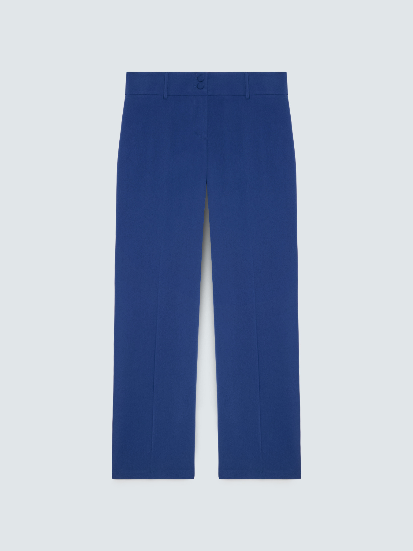 Regular Trousers with pressed crease image number 4