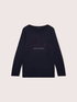 T-shirt with sequin dachshund and lettering image number 4