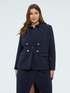Blazer mit Doppelreiher-Effekt aus Stretch-Gewebe image number 2
