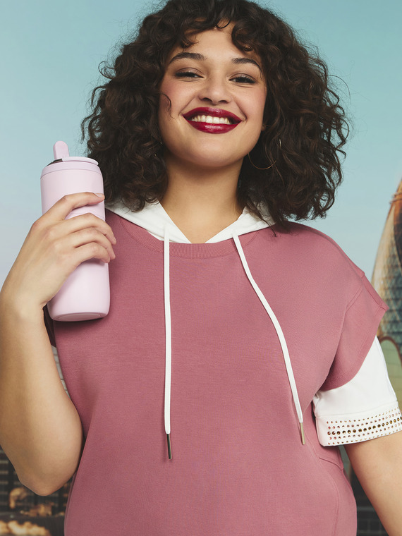 Felpa smanicata in scuba