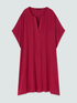 Closed kaftan in jacquard viscose image number 4