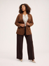 Soft touch fabric blazer image number 2