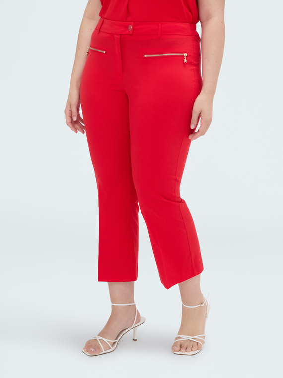 Pantaloni Kick Flare in cotone leggero