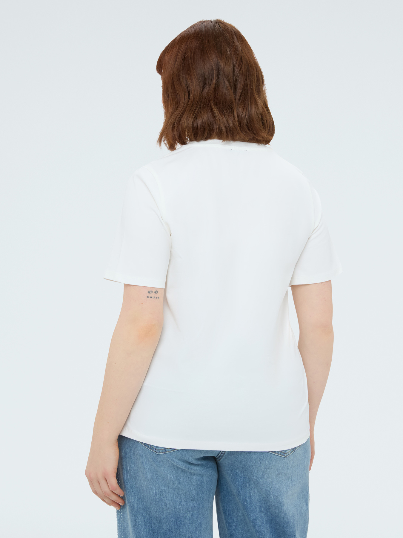 T-Shirt aus Baumwolle mit Blumendruck image number 2