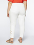 skinny trousers with embroidery image number 1