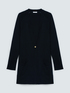 Cardigan long avec encolure en V en maille fine image number 4