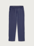 Striped straight trousers image number 4