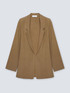 Linen and viscose blazer jacket image number 4