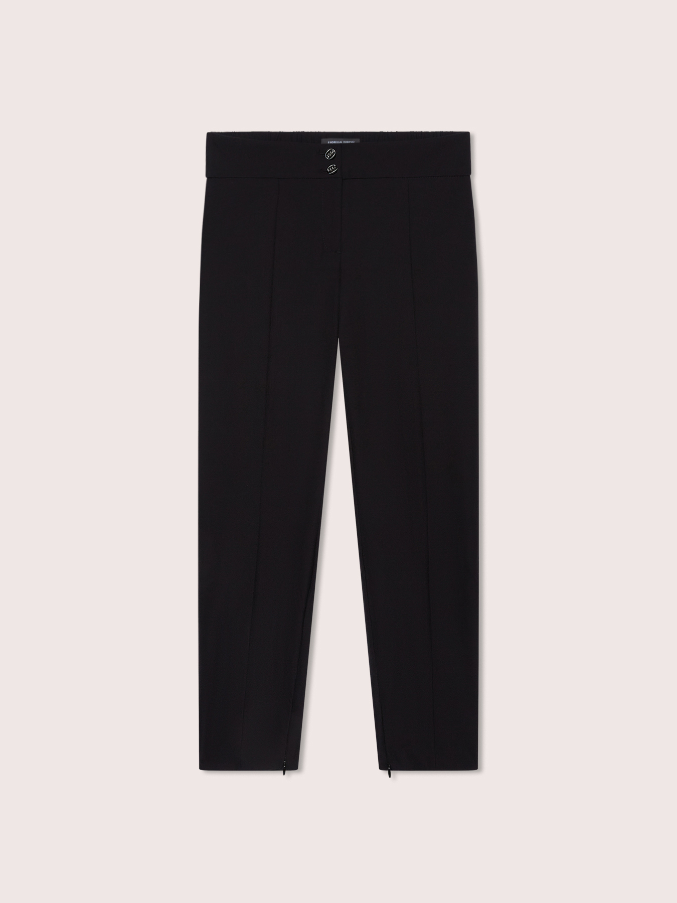 Skinny trousers with zip at the hem image number 4