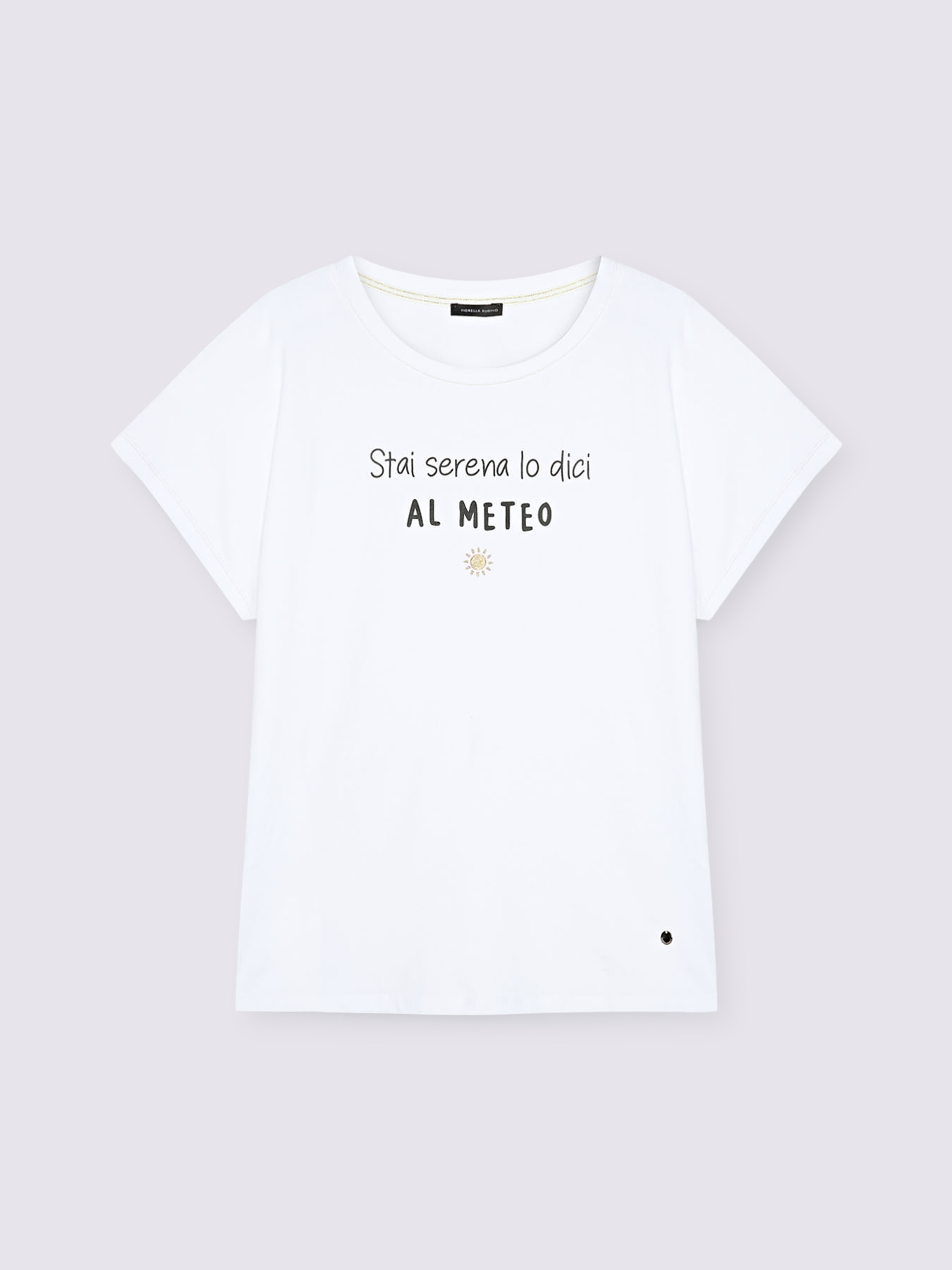 Camiseta de punto jersey con frase divertida image number 5