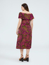 Chill off-shoulder dress with print image number 1