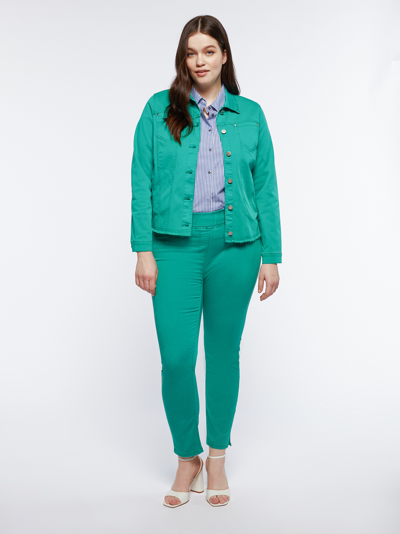 Denim colour jacket image number 0