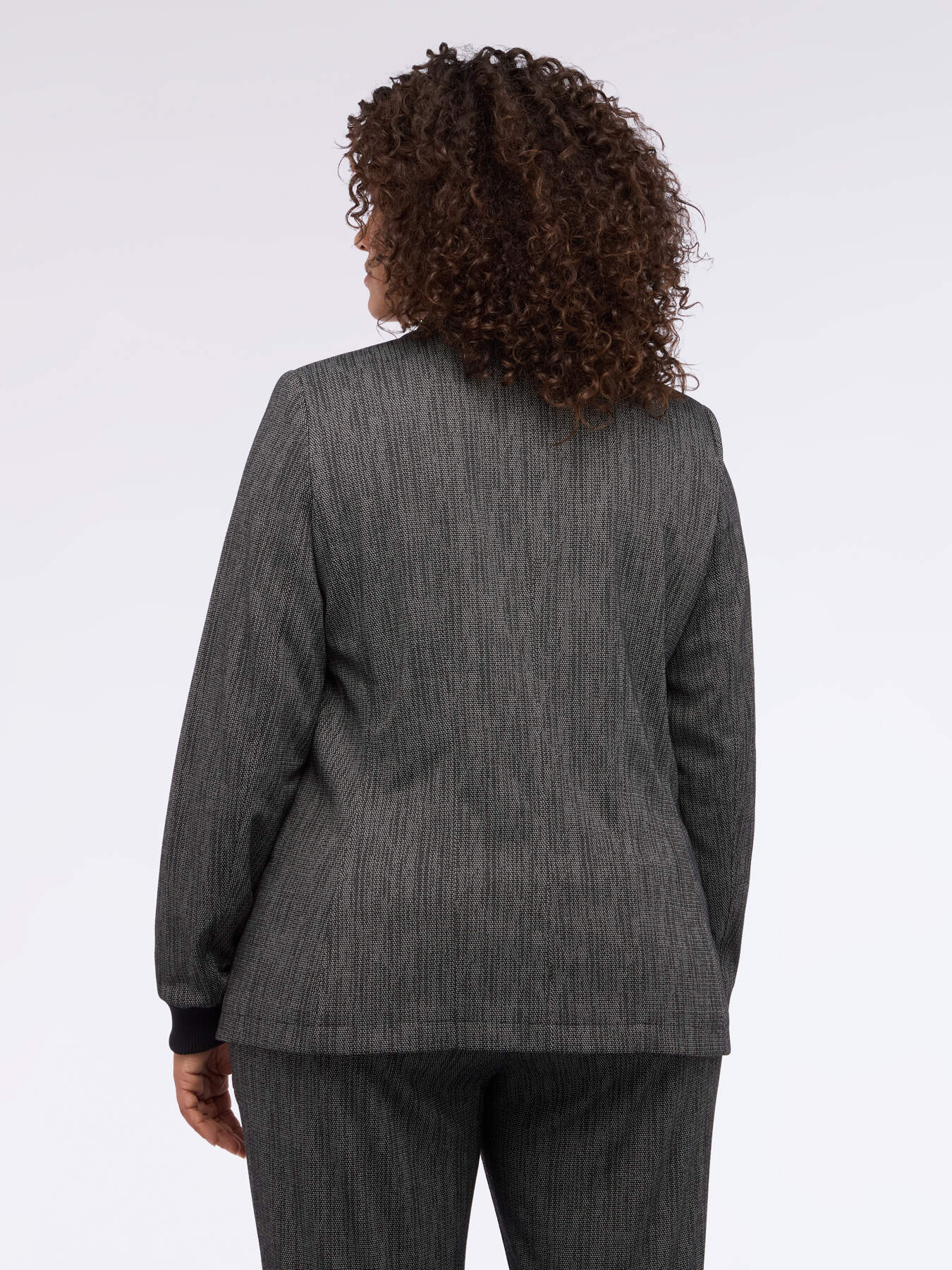 Blazer with contrast cuffs image number 2