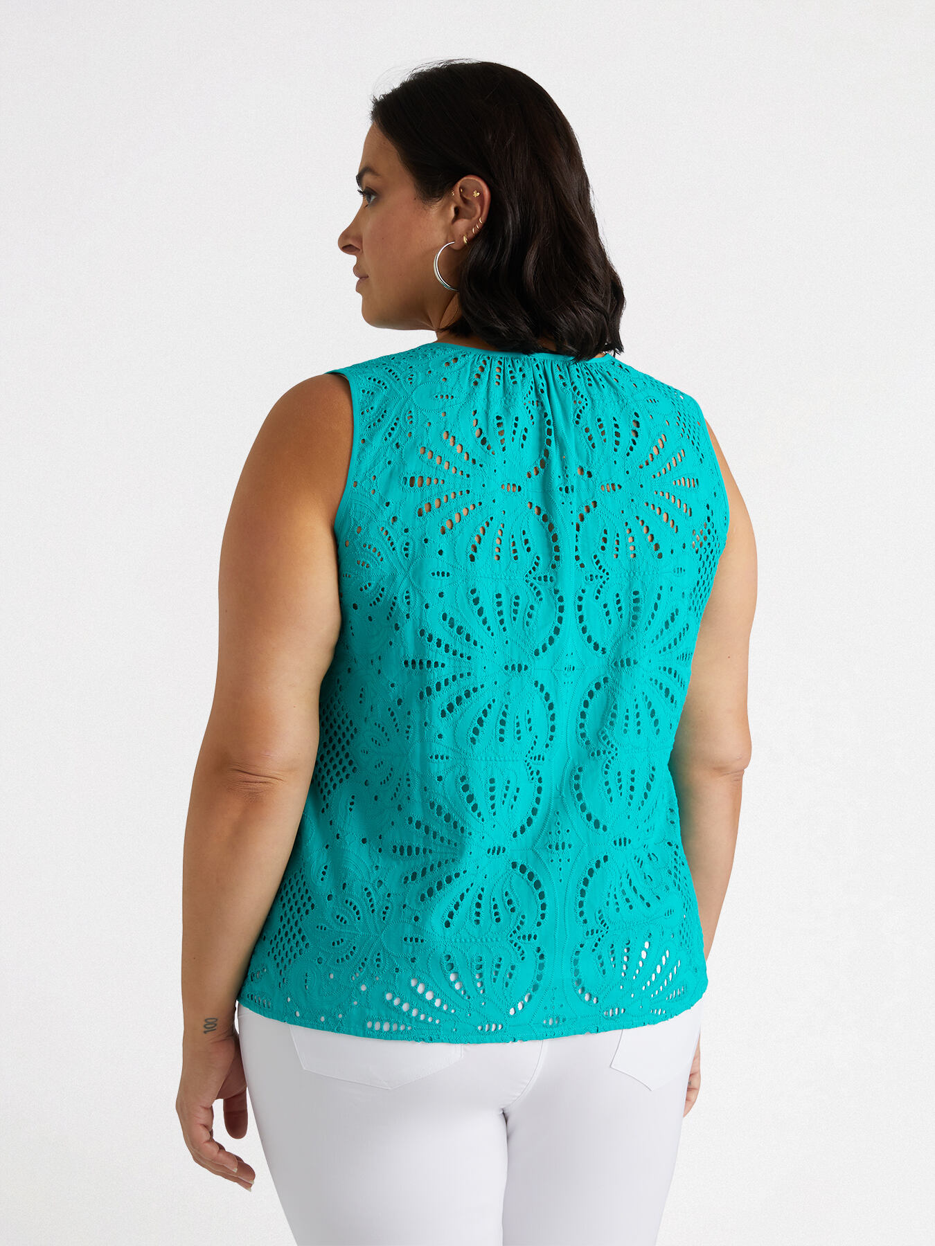 Top en broderie anglaise image number 1