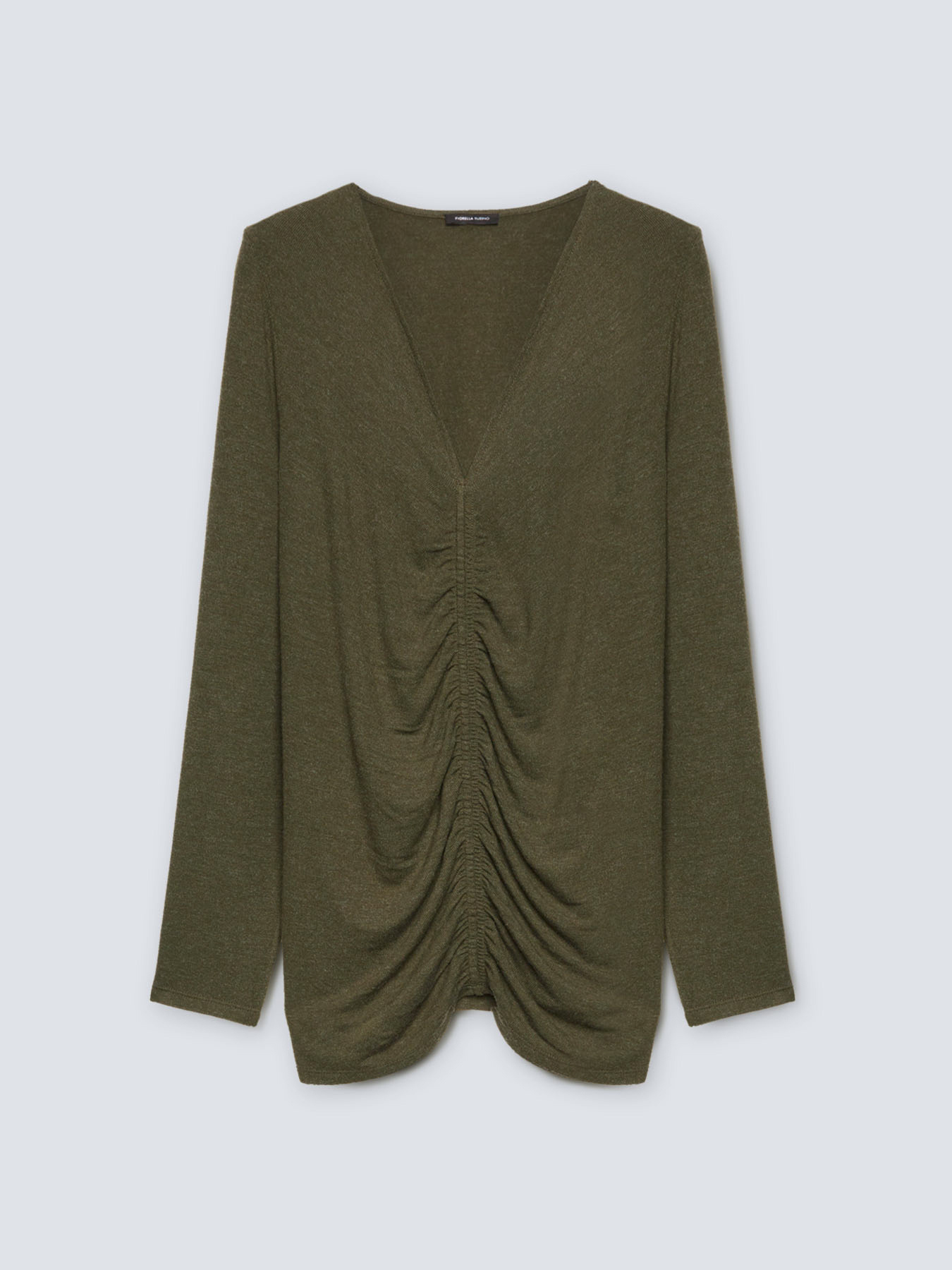 Camiseta con fruncido central image number 4