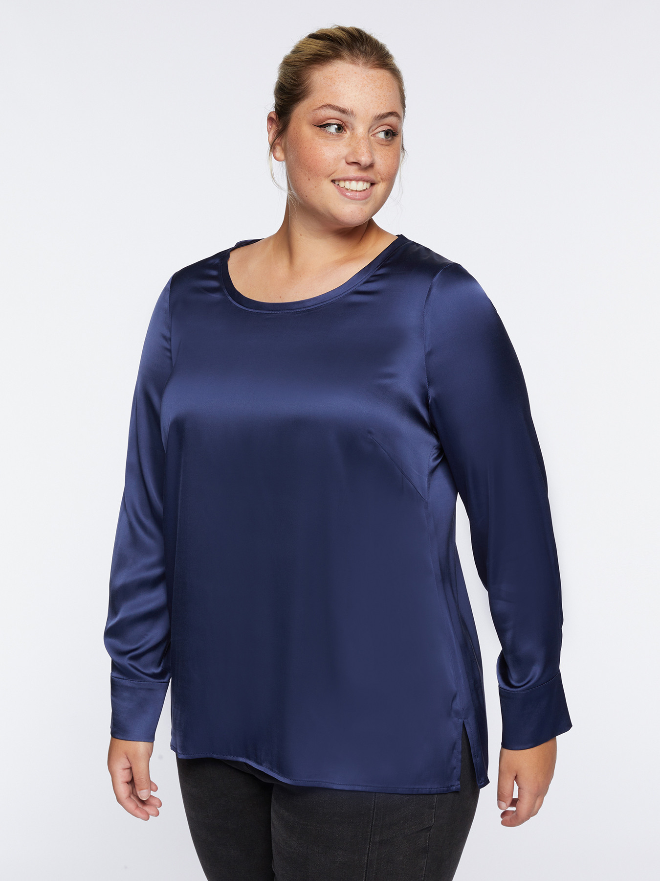 Blusa in viscosa ECOVERO&trade; image number 0