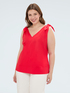 Cotton top with bow knots on the shoulders image number 3