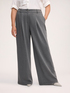 Weite Hose aus Milano-Strick image number 2