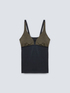 Tankini with gold mesh upper part image number 5