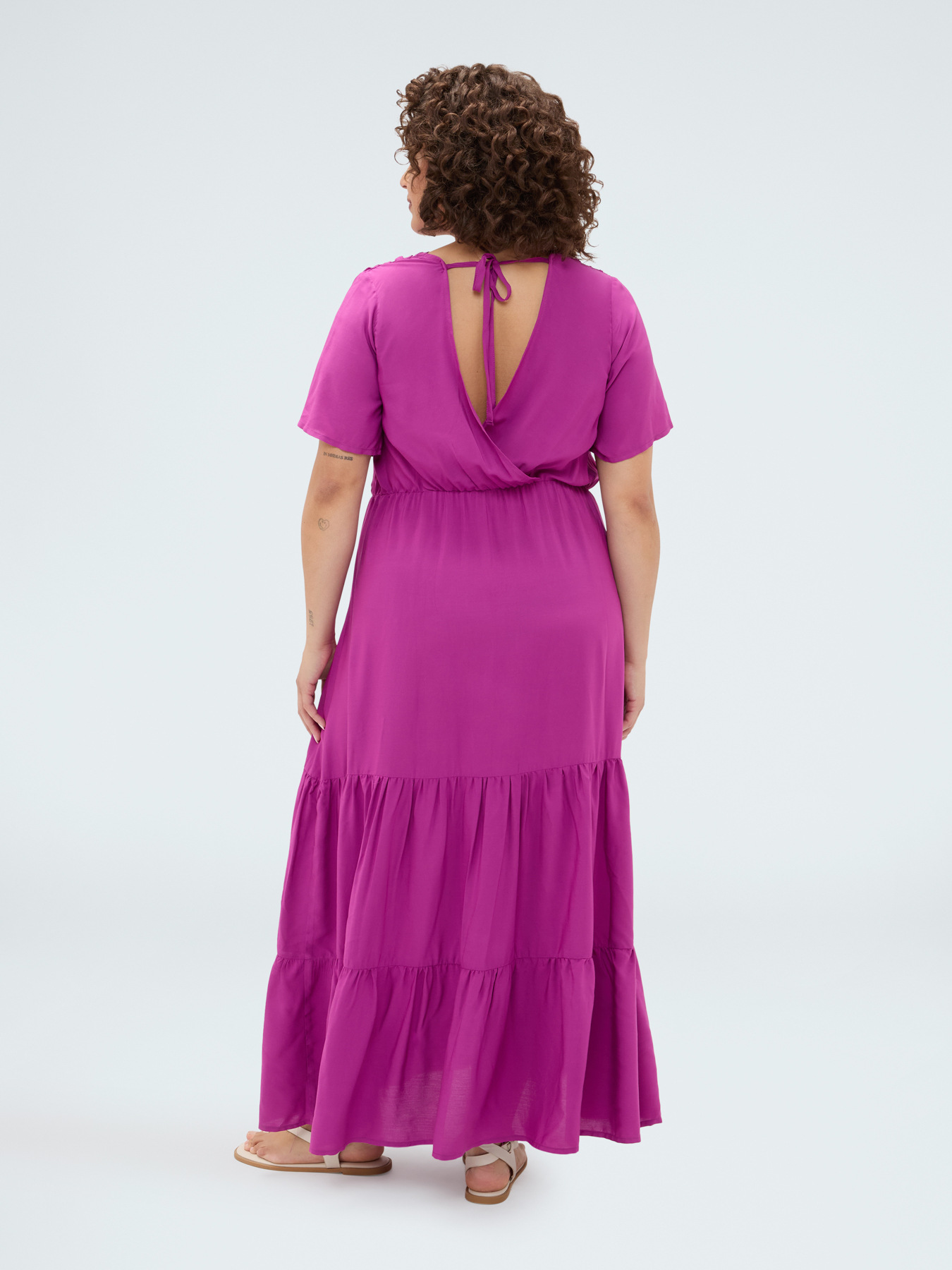 Long Smile viscose dress image number 1