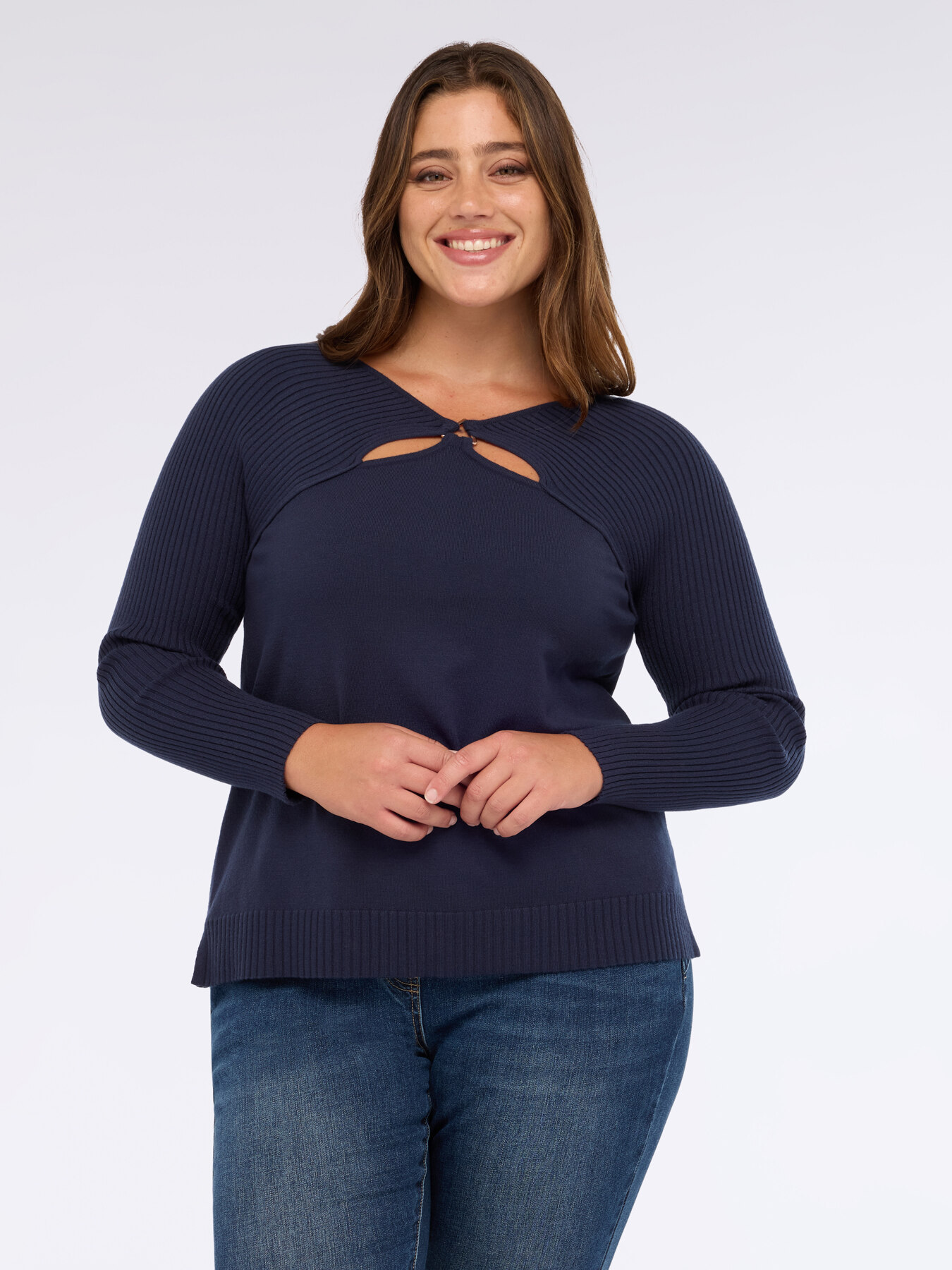 Pullover mit Cut-out-Details image number 3