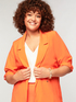 Open-front viscose blazer image number 2
