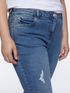 Jeans Zaffiro slim girl fit con strappi image number 2