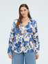 Viscose floral print shirt image number 3