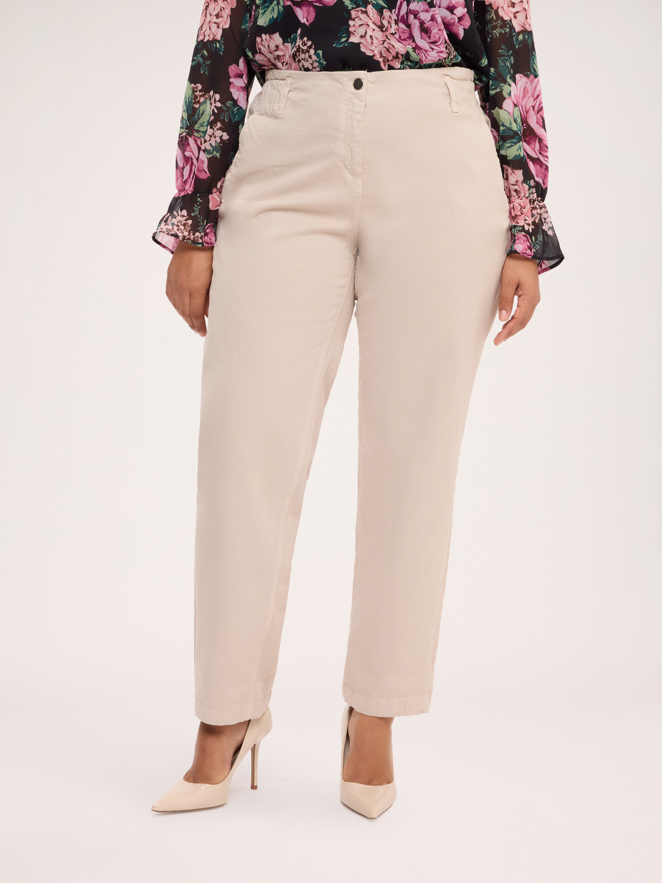Balloon Pants in Cotton Blend image number 2