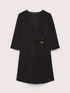 Wrap dress with buckle image number 4