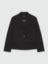 Blazer cropped in tessuto stretch image number 4