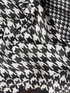 Houndstooth scarf with yellow trims image number 1