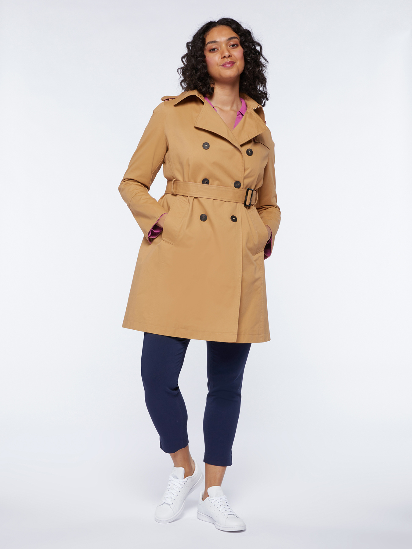 Trench con dettagli colorati image number 2