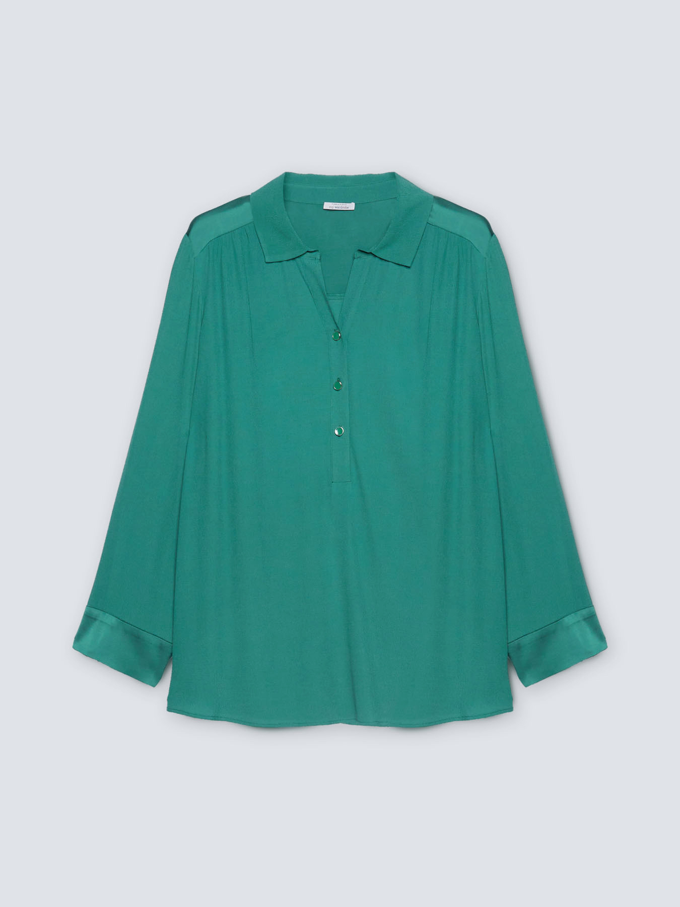 ECOVERO™ viscose blouse with buttons image number 3