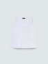 Top in jersey con scollo a V image number 4