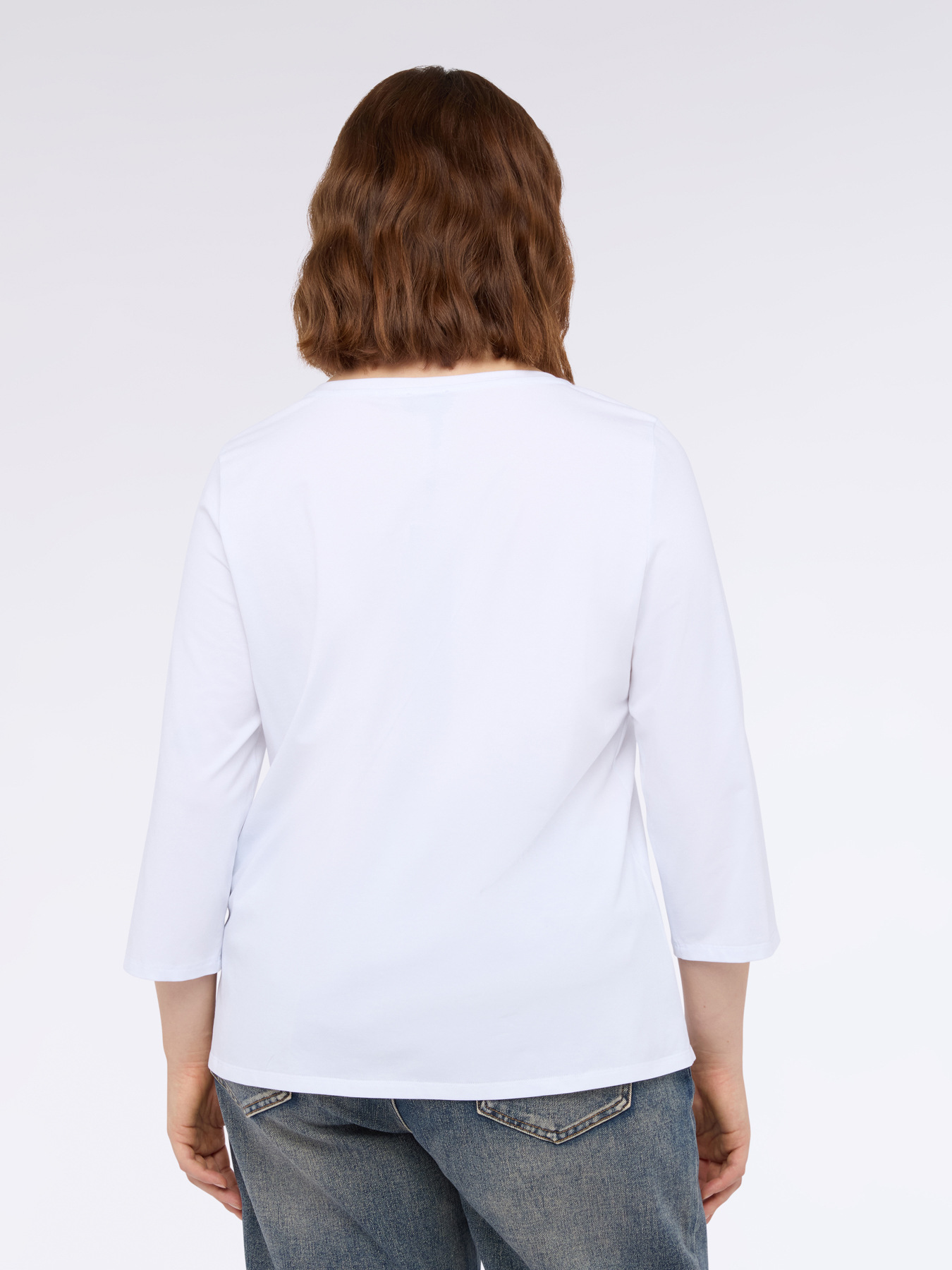 T-shirt in jersey di cotone con charms image number 2