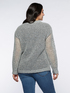Mohair blend sweater with openwork image number 1