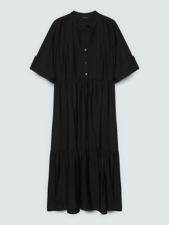 Vestito chemisier Power in misto viscosa