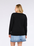 Long-sleeved top with boat neck image number 1