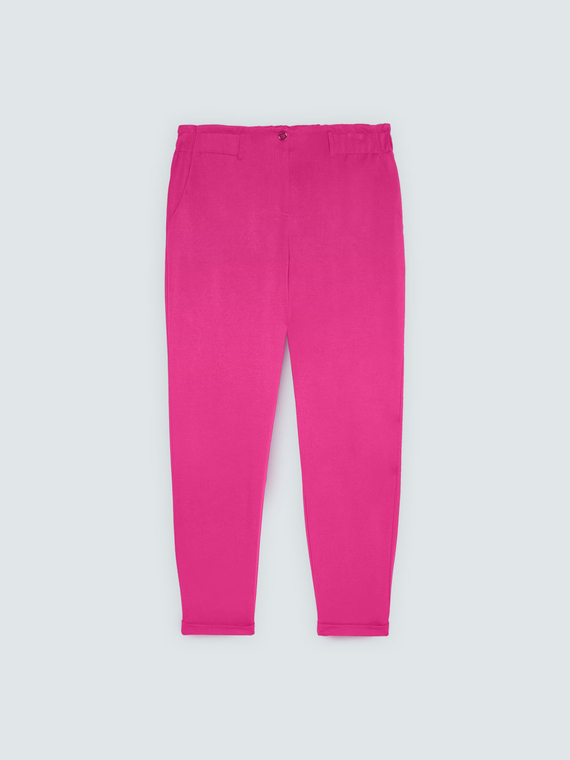 Pantalon Balloon en Point de Milan