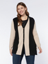 Two-tone cardigan with strings image number 0