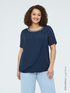T-shirt with neckline detail image number 0