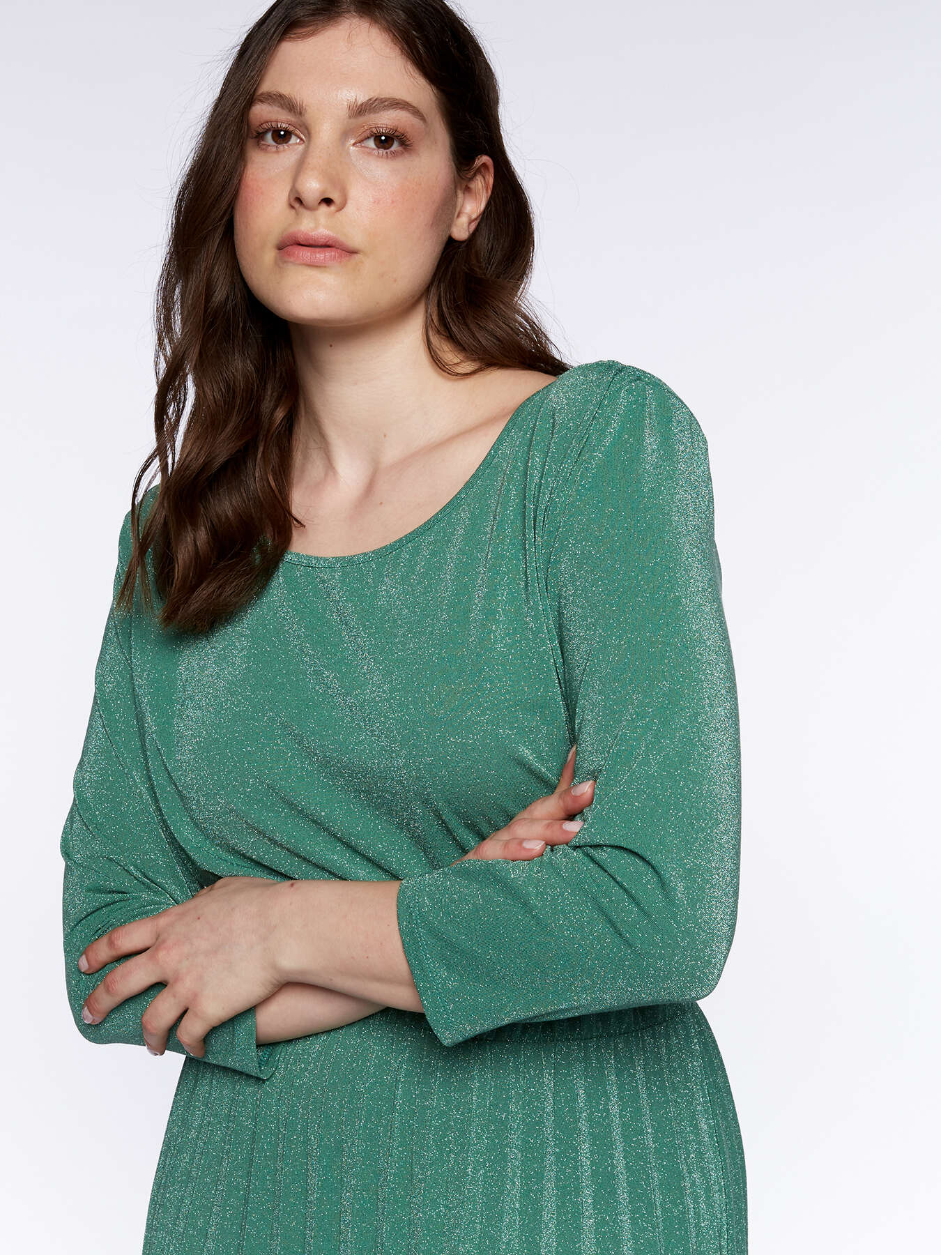 Vestito in jersey lurex image number 3