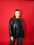 Chaqueta biker con cadena image number 2