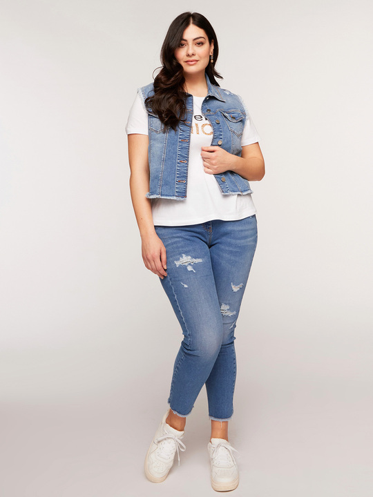 Jeans Skinny da Donna Taglie Comode - FiorellaRubino.com